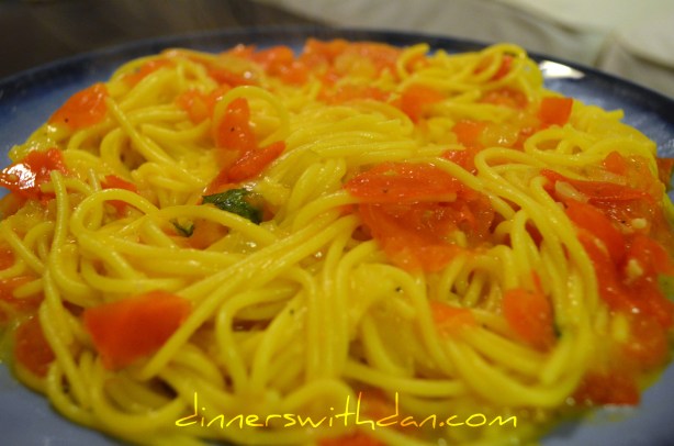 Garlic Tomato Spaghetti